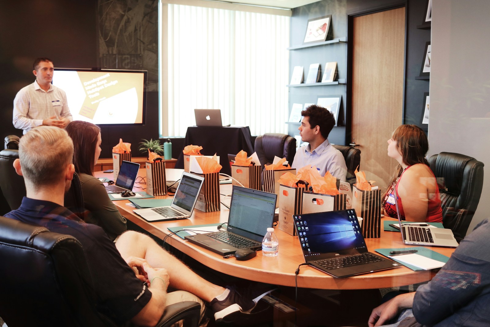 Corporate upskilling room